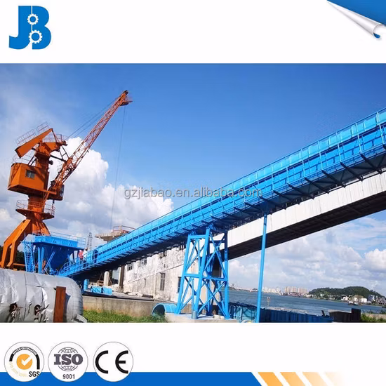 Hochleistungs-Gummibandfördersystem für Bergwerkskohlesteinanlage