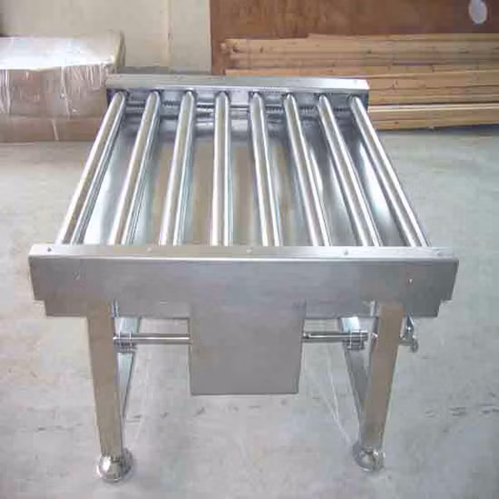 Hairise Stainless Steel 304 Wtih FDA& Gsg Certificate Automated Wheel Roller Conveyor