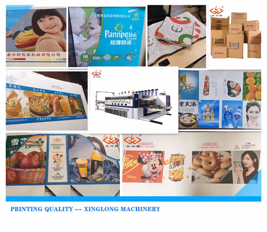 OEM/ODM-Maschine zur Herstellung von Wellpappkartons, Kartondruck-Stanzmaschinen, Flexodruckmaschine