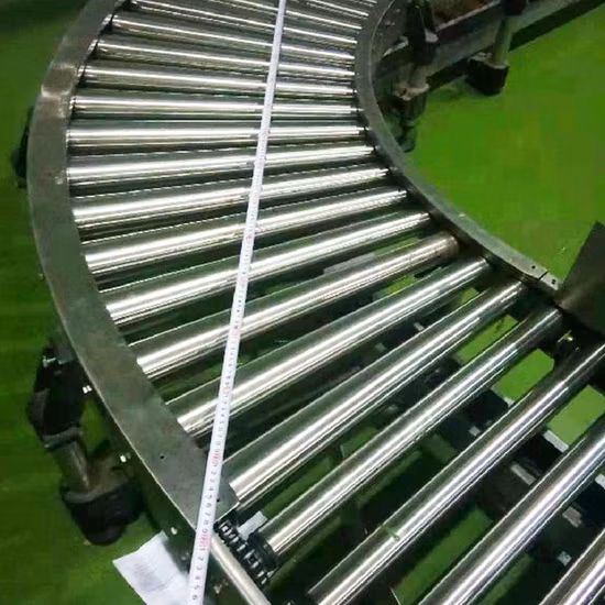 Hairise Edelstahl 304 mit FDA- und GSG-Zertifikat, automatisierter Radrollenförderer