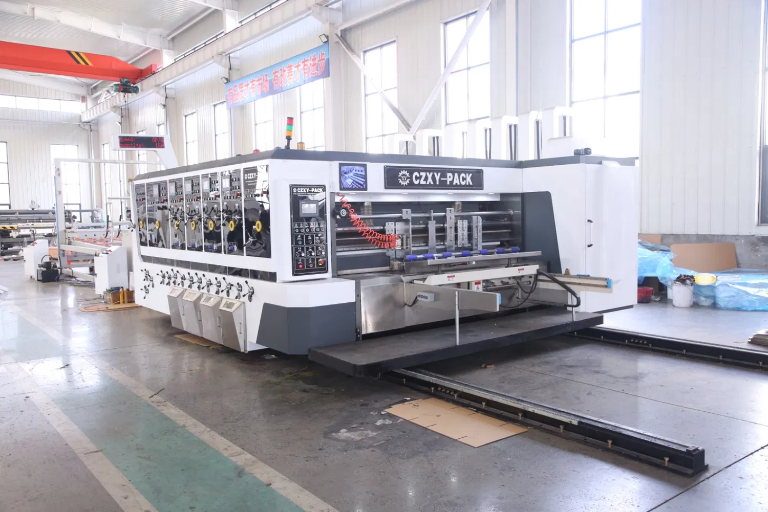 Hochpräzise Rotationsdrucker-Slotter-Stanze, Kartonherstellungsmaschine, Stanz-Stanzmaschine